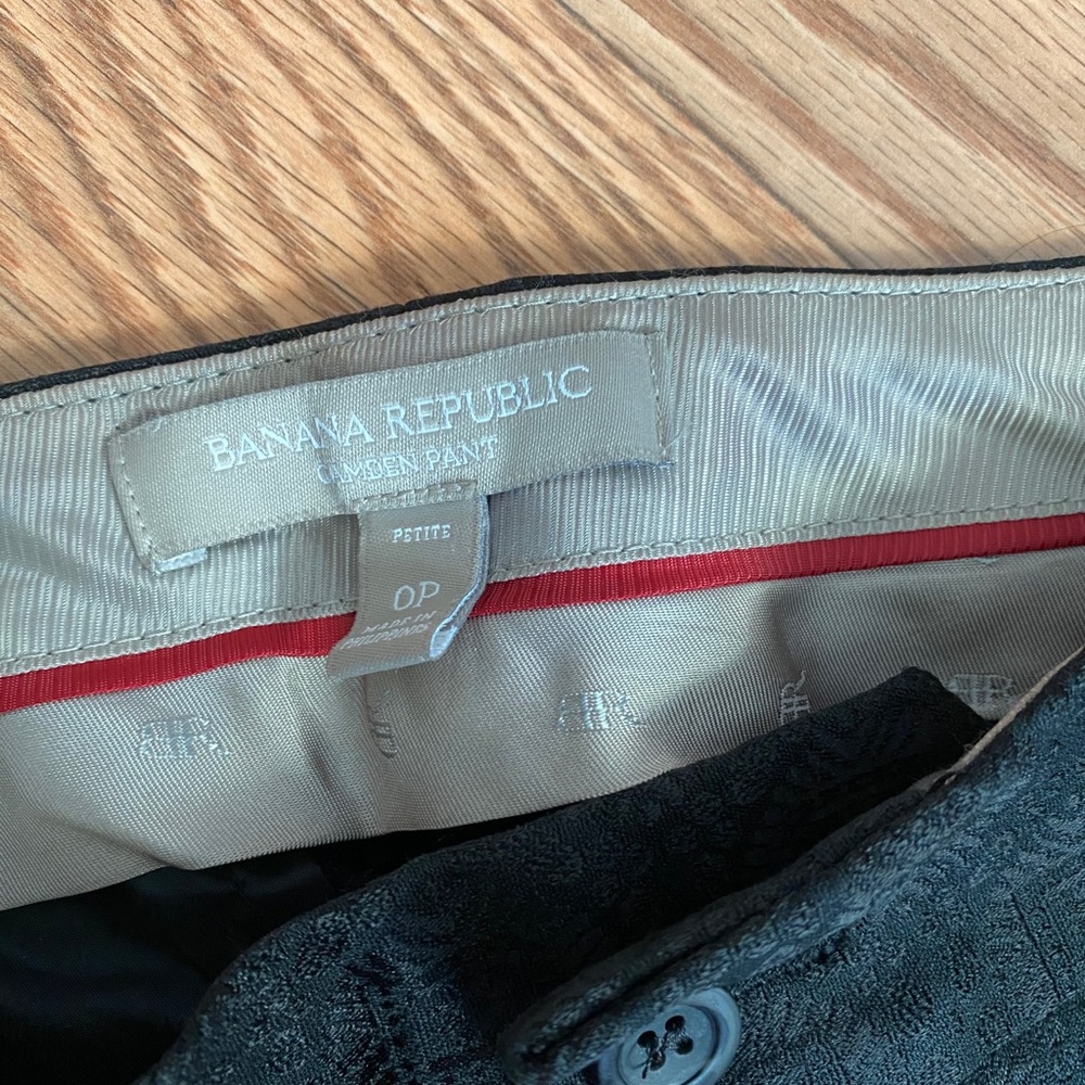 Black Pattern Work Pant - Picture 5 of 7